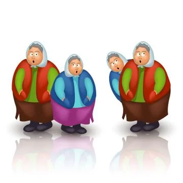 Picture of grannys Stock Illustration