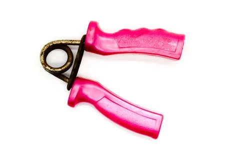 A picture of hand exercise tool isolated on white background Stock Photos