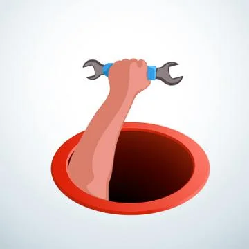 Picture of hand Stock Illustration