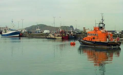 Picture of the Harbour in Howth Stock Photos