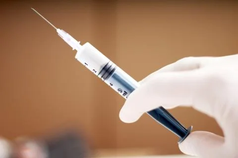 Picture of injection. Stock Photos