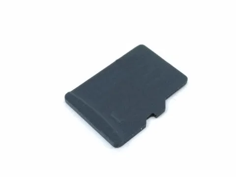 A picture of memory card with selected focus Stock Photos