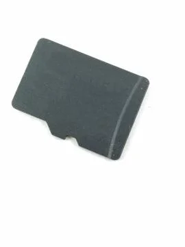 A picture of memory card with selected focus Stock Photos
