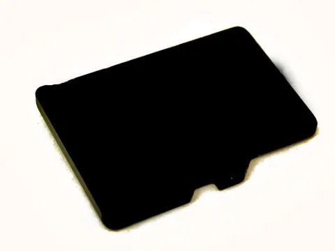 A picture of memory card with selected focus Stock Photos