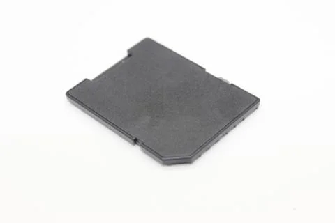 A picture of memory card on white background Stock Photos