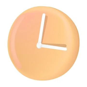 Picture of mesh texture wall clock Stock Illustration