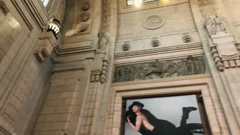 Picture in Milan train station 2 edit Stock Footage 345090203