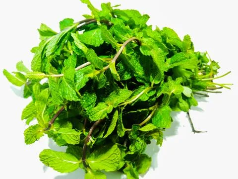 A picture of mint leafs Foto stock