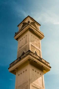 A picture of mosque tower Stock Photos