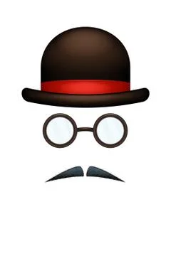Picture of mustache Stock Illustration