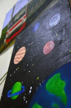 The picture of outer space Stock Photos