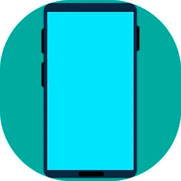 Picture of a phone on a white background. Vector illustration Stock Illustration