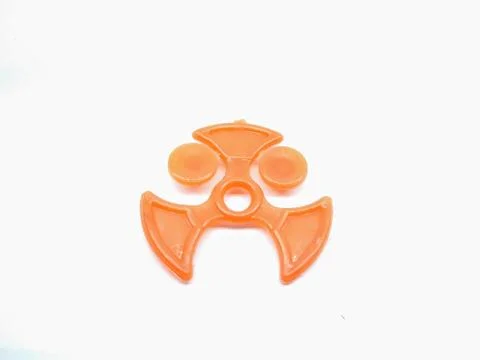 A picture of plastic spinner on a white background Stock Photos