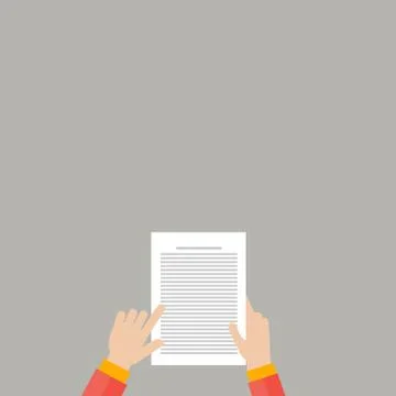 Picture reading on a gray background. Vector illustration Stock Illustration