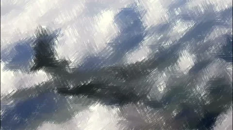 Picture to real.Propeller aircraft Stock Footage 56730366