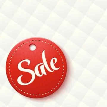 Picture of red label Stock Illustration