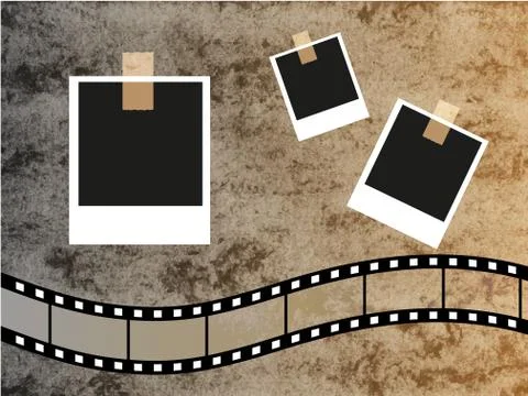 Picture retro set Stock Illustration