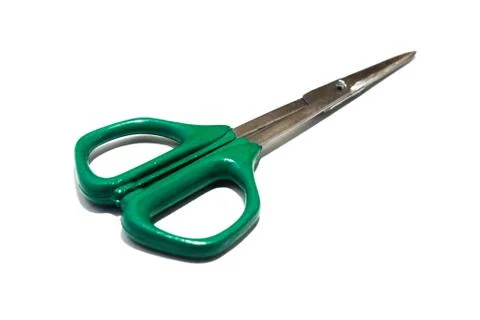 A picture of scissors with selected focus Stockfoto's