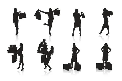 Picture of shopping Stock Illustration