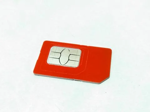 A picture of sim card Stock Photos