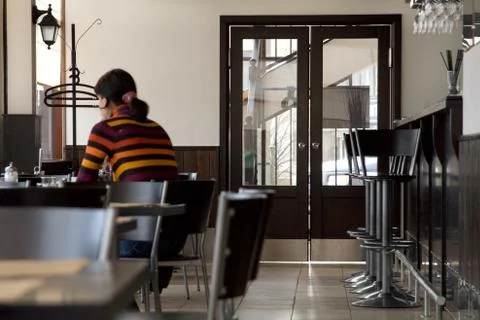 Picture of small bar interior Stock Photos