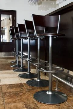 Picture of small bar interior Stock Photos