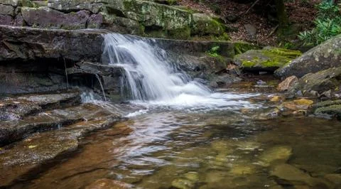Picture of small waterfall Stock Photos