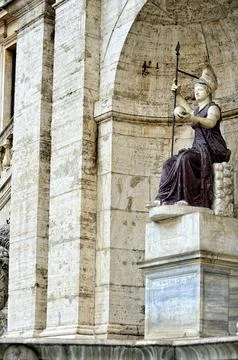 A picture of a statue Stock Photos