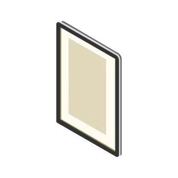 Picture of a tablet on a white background. Vector illustration Stock Illustration