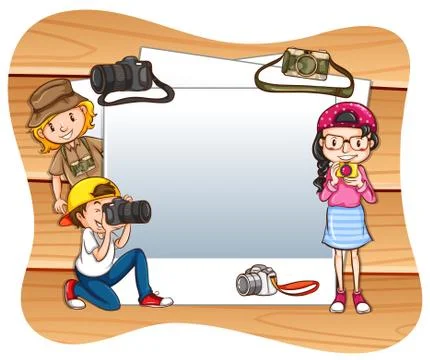 Picture taking 스톡 일러스트