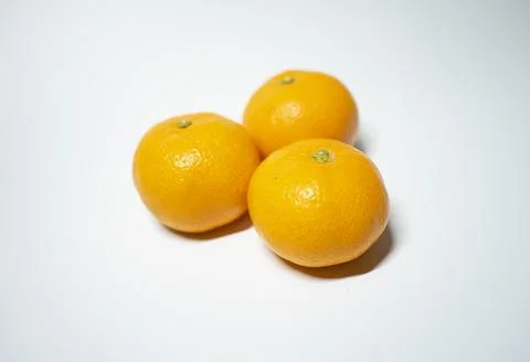 A picture of tangerines inside the studio Stock Photos
