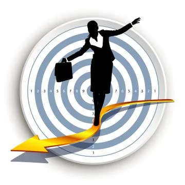 Picture of target4 Stock Illustration