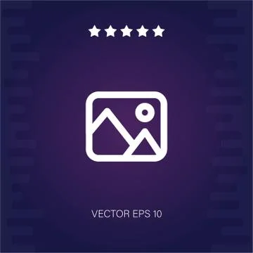 Picture vector icon Stock Illustration