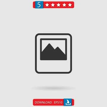 Picture vector icon Stock Illustration