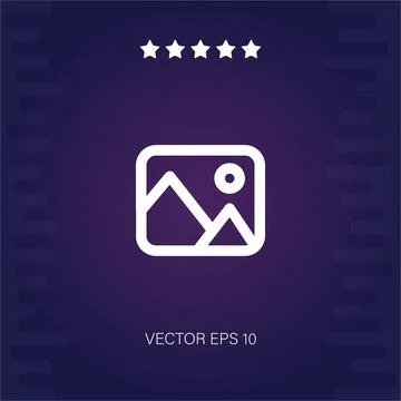 Picture vector icon Stock Illustration