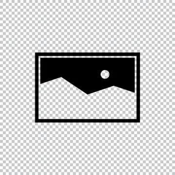 Picture Vector Icon, Image Photograph vector Illustration icon. Stock Illustration
