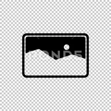 Picture Vector Icon, Image Photograph vector Illustration icon ...