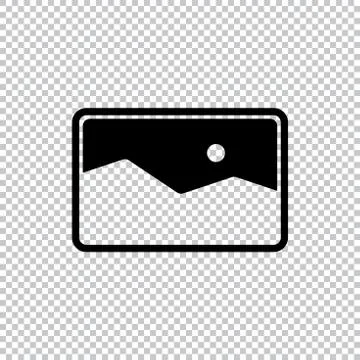 Picture Vector Icon, Image Photograph vector Illustration icon. Stock Illustration