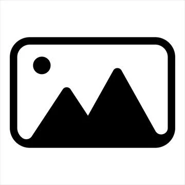 Picture vector icon. Vector illustration Stock Illustration