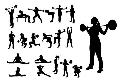 Picture of vika set Stock Illustration