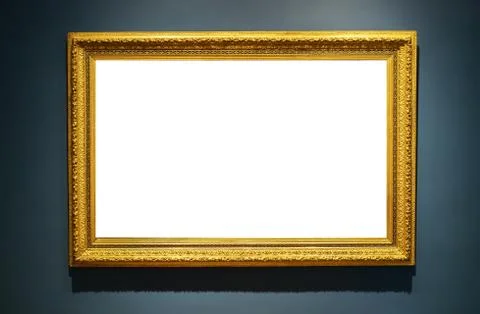 Picture on the wall. Empty space for drawing or text. Stock Photos