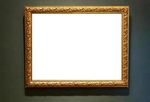 Picture on the wall. Empty space for drawing or text. Stock Photos