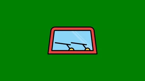 Picture window green green screen animated chromakey scene composition 스톡 동영상 314068304