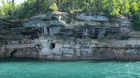 Pictured Rocks 04 pirate captain Stock Footage 25542460