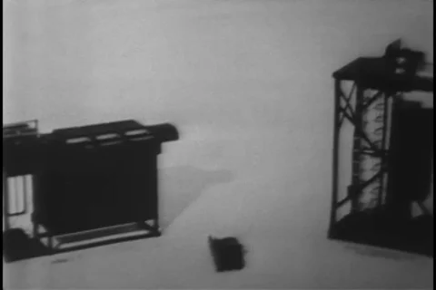 Pictures of tabulating machine- 1971 Video stock 103604500