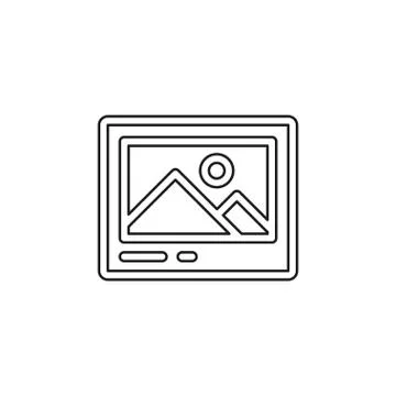 Pictures vector icon Stock Illustration