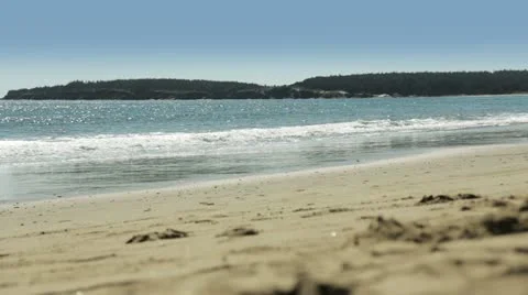 Picturesque Beach Stock Footage 11999353