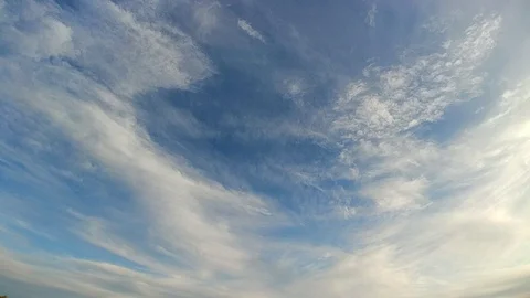The picturesque cloud stream. time lapse Stock Footage 80854136