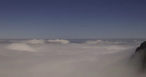 Picturesque clouds and sky, Madeira, 4K Stock Footage 246360906