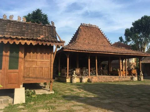 Picturesque house in Java, Indonesia Fotos Stock